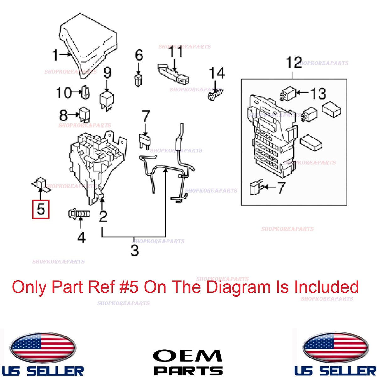 GENUINE Main Fuse 120 Amp ⭐OEM⭐ Subaru 2005-2018 *See Compatibility 82211FC120