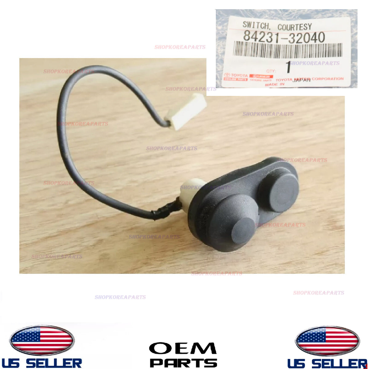 GENUINE Front Door Courtesy Lamp Switch ⭐OEM⭐ Toyota Lexus *See Compatibility