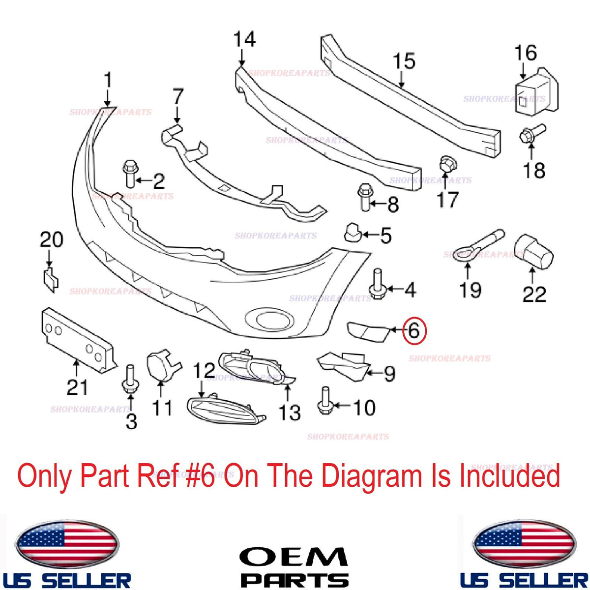 GENUINE Bumper Front Bracket Mounting Driver Side ⭐OEM⭐ NISSAN MURANO 2009-2014