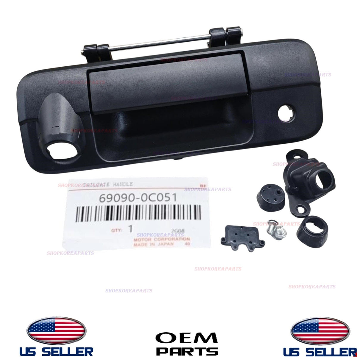 GENUINE Tailgate Latch Handle w/Camera Hole 2007-2013 Toyota Tundra 69090-0C051
