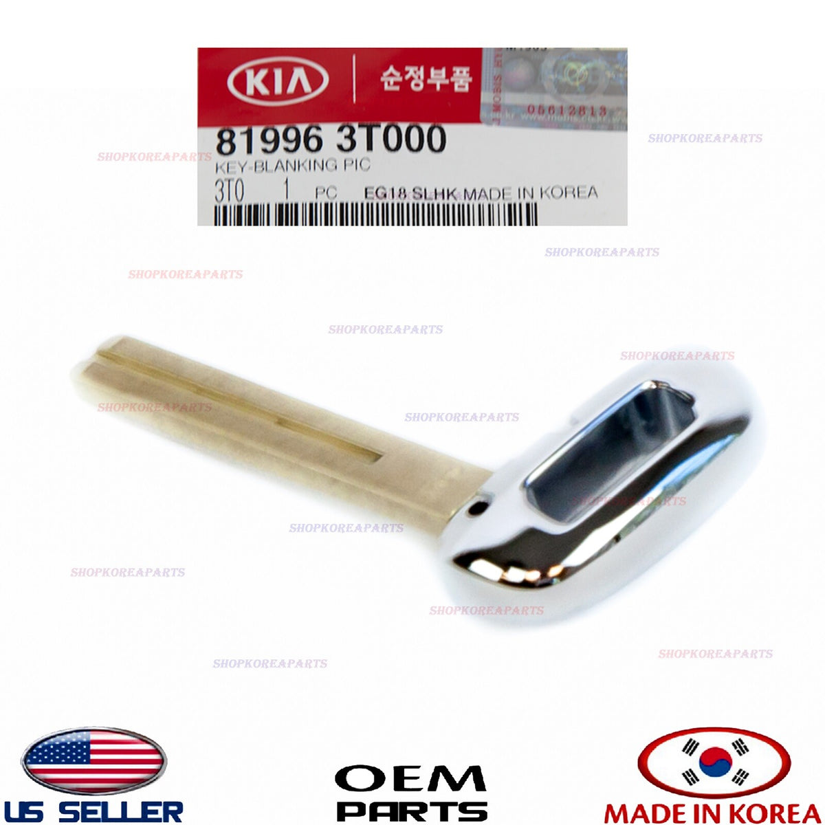 GENUINE Key Blank Uncut Insert Key Blade ⭐OEM⭐ Cadenza 2014-2016 K900 2015-2017