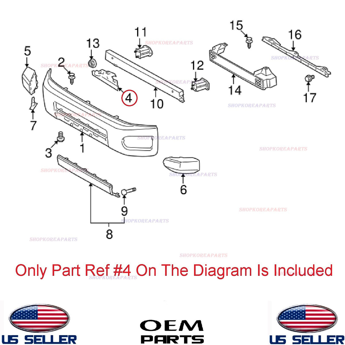 GENUINE Front Bumper Support Bracket Left Driver Side ⭐OEM⭐ FJ Cruiser 2007-14