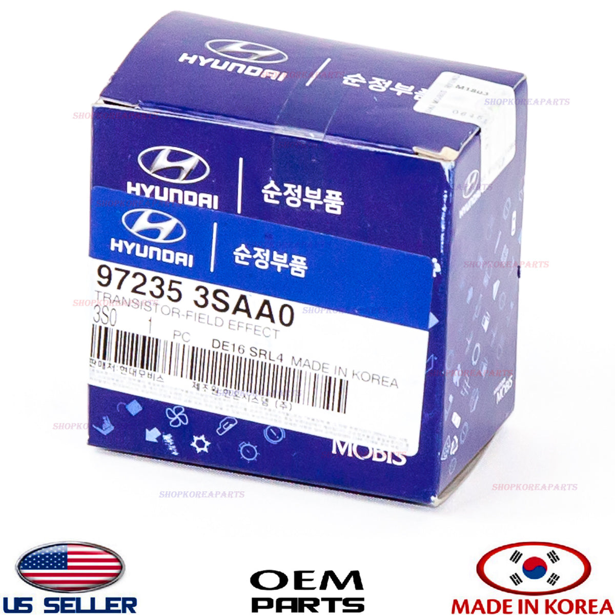 GENUINE OEM HVAC Blower Motor Resistor Hyundai Kia *See Compatibility 972353SAA0