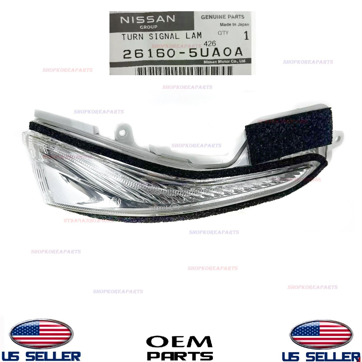 GENUINE OEM Right Passenger Side Mirror Turn Signal Lamp 2016–2020 Infiniti QX60