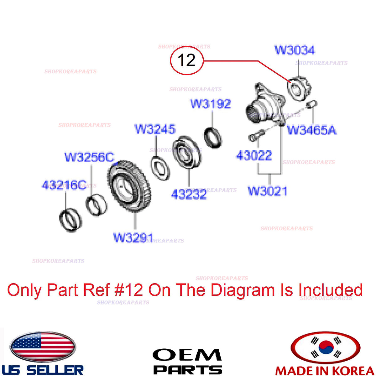 GENUINE Mechanical Transmission Shaft Lock Nut ⭐OEM⭐ Hyundai HD120 QW430346A340