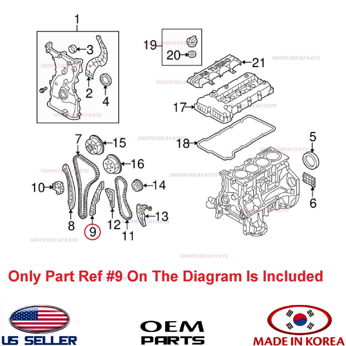 GENUINE Engine Cam Tensioner Guide ⭐OEM⭐ HYUNDAI KIA *See compatibility