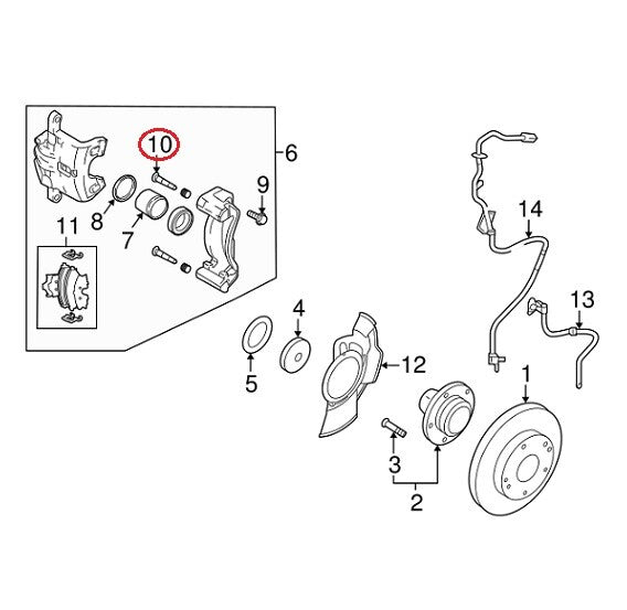 ROD ASSY GUIDE (A) GENUINE!!! FOR VARIOUS HYUNDAI KIA 2001-2020 581612F300