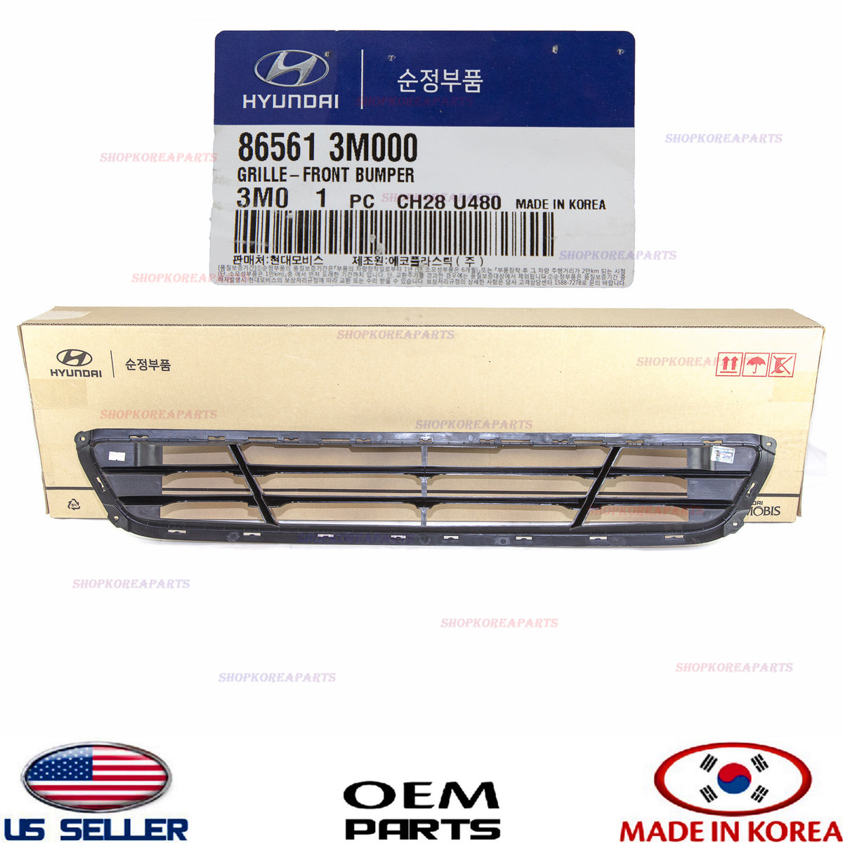 ✅GENUINE✅ OEM Lower Bumper Grill Center OEM 2009-2010 Hyundai Genesis Sedan