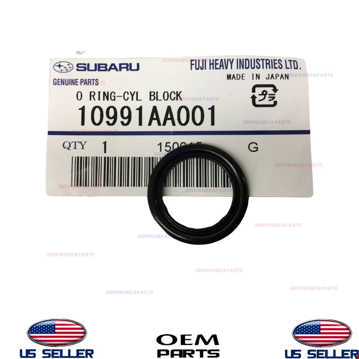 GENUINE Engine Oil Pump O-Ring Seal SUBARU 2.5L *See compatibility 10991AA001