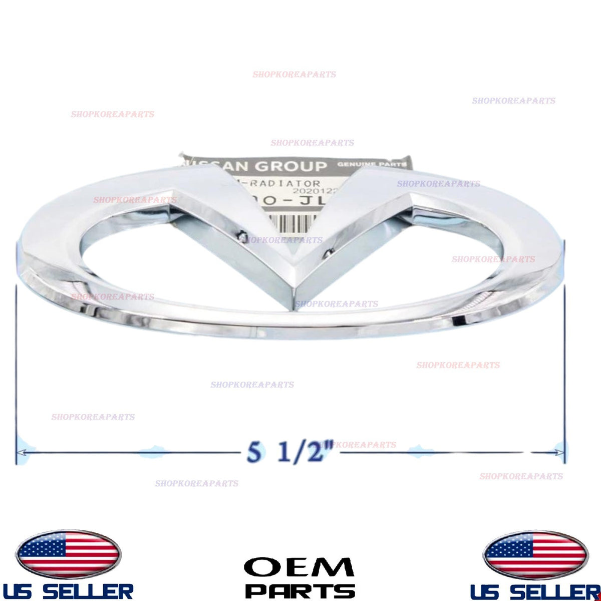 GENUINE OEM Rear Emblem Logo 2008-2020 Infiniti G37 Q60 QX60 84890-JL60A