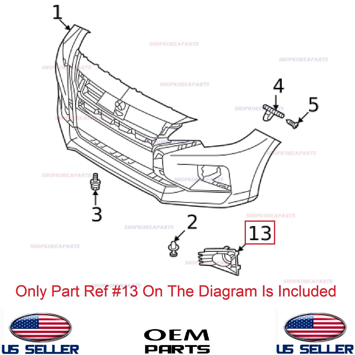 GENUINE Front Fog Light Trim Cover LEFT ⭐OEM⭐ Mirage & Mirage G4 2021-2024