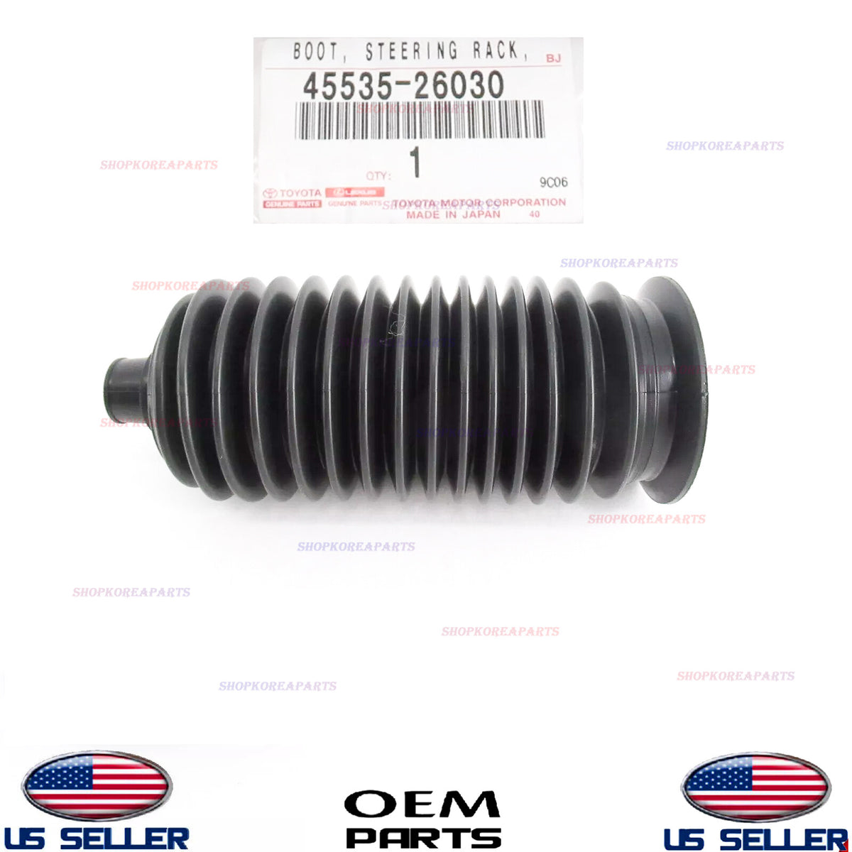 GENUINE Boot Steering Rack 1pc ⭐OEM⭐ Toyota Lexus *See Compatibility 45535-26030