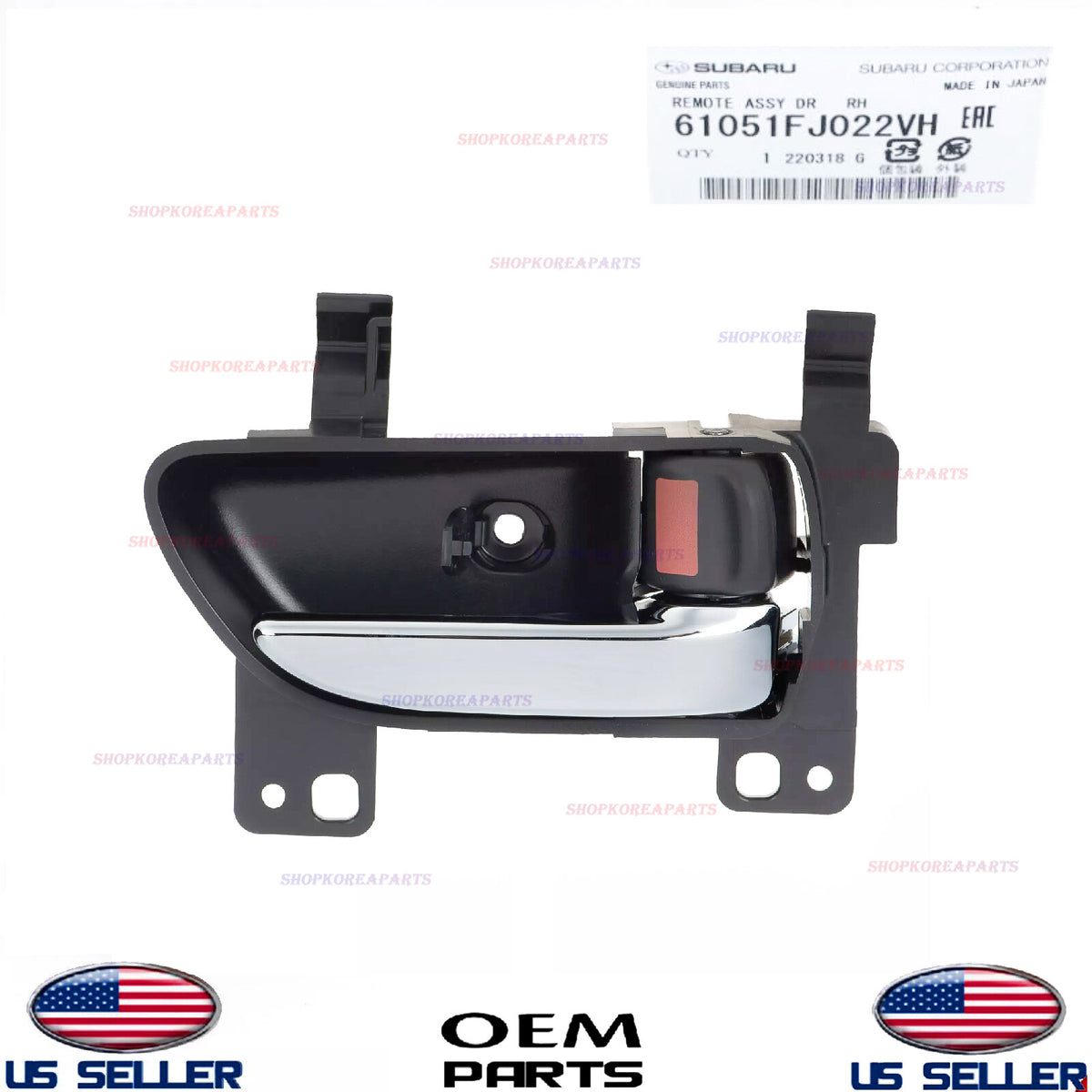 GENUINE Interior Door Handle RIGHT Passenger ⭐OEM⭐ Subaru *See Compatibility