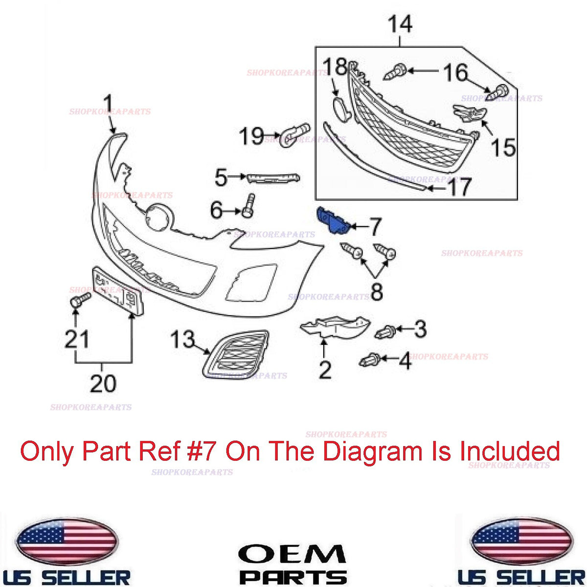 GENUINE Bumper Front Bracket Mounting RIGHT Passenger Side OEM Mazda CX-7 07-12