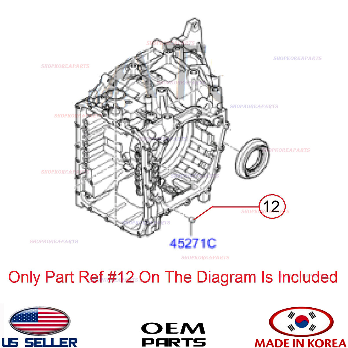 GENUINE Automatic Transmission Case Seal ⭐OEM⭐ Hyundai Kia 45263-3B000