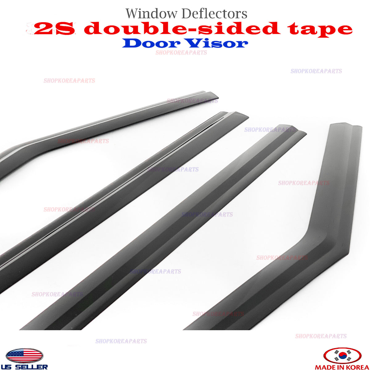 Door Visor Vent Shade Rain Window Guard fits for Kia Carnival 2022-2026 ⭐4pcs⭐