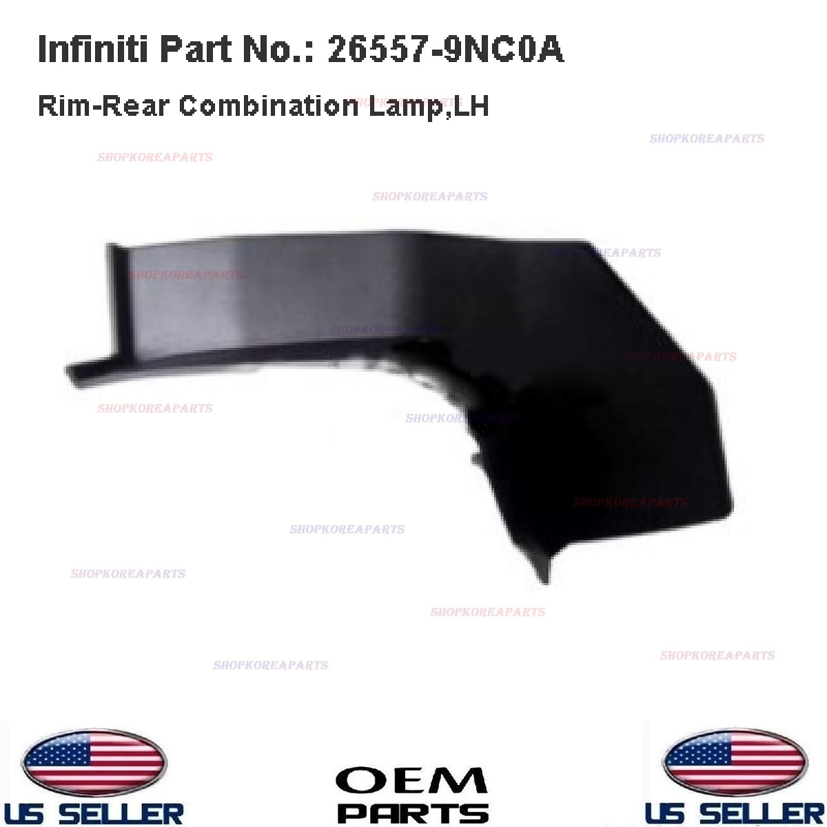 GENUINE Inside Cover Tail Light Left Driver Side ⭐OEM⭐ Infiniti QX60 2016-2020