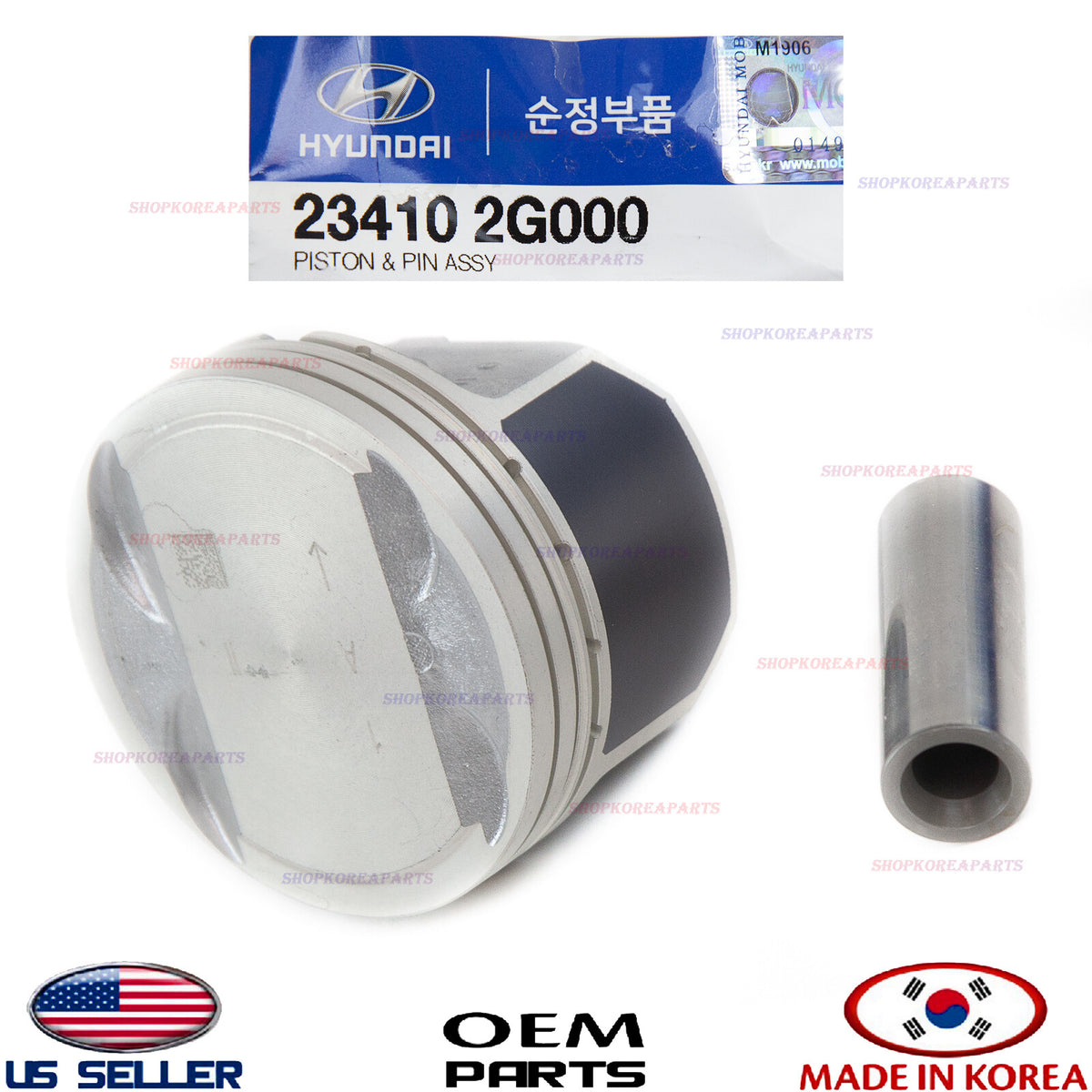 GENUINE OEM 2.0L Engine Piston Pin STD-AA 1pcs 2010-2013 Tucson | Kia Forte
