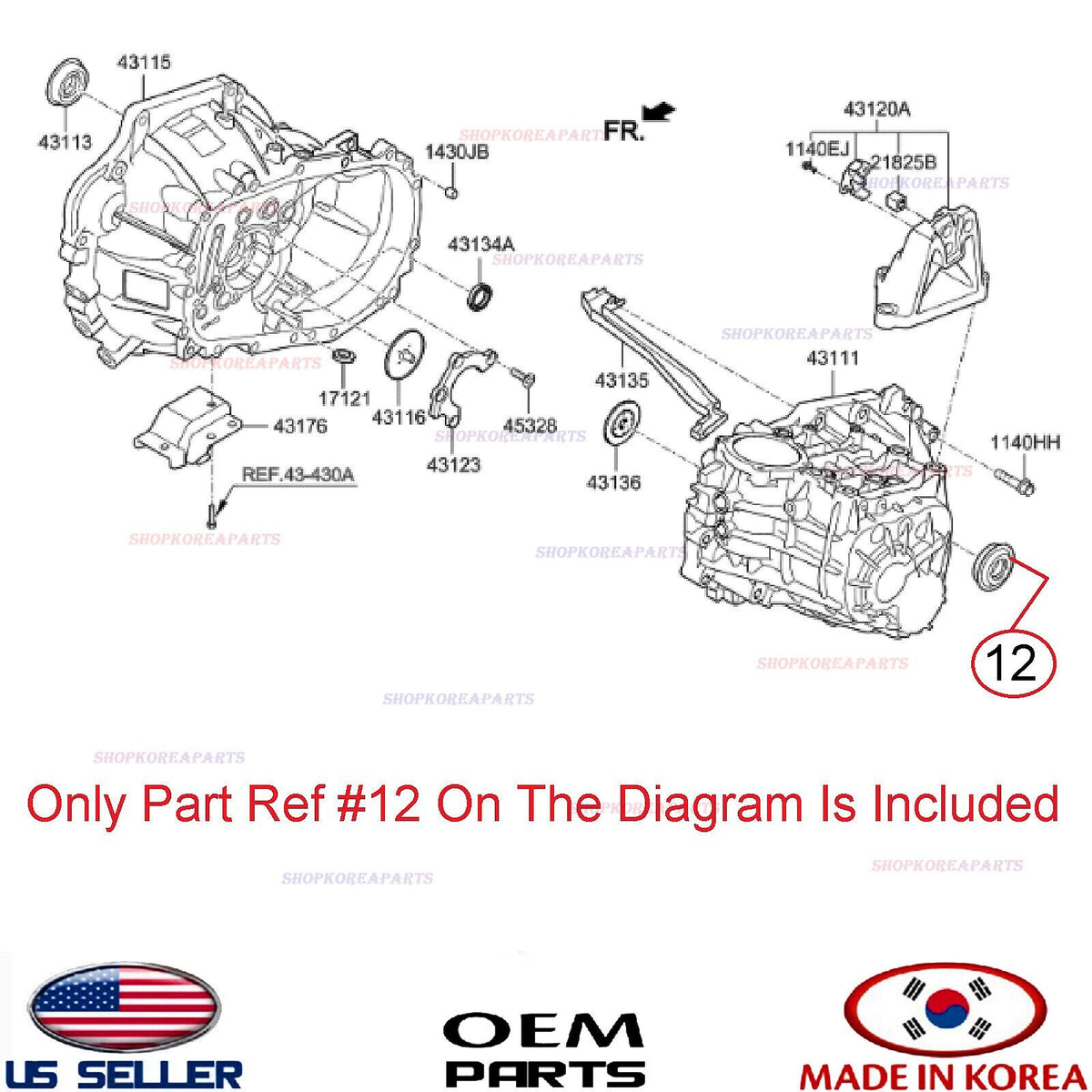 GENUINE Transmission Output Shaft Seal ⭐OEM⭐ Hyundai Kia 45245-3B610