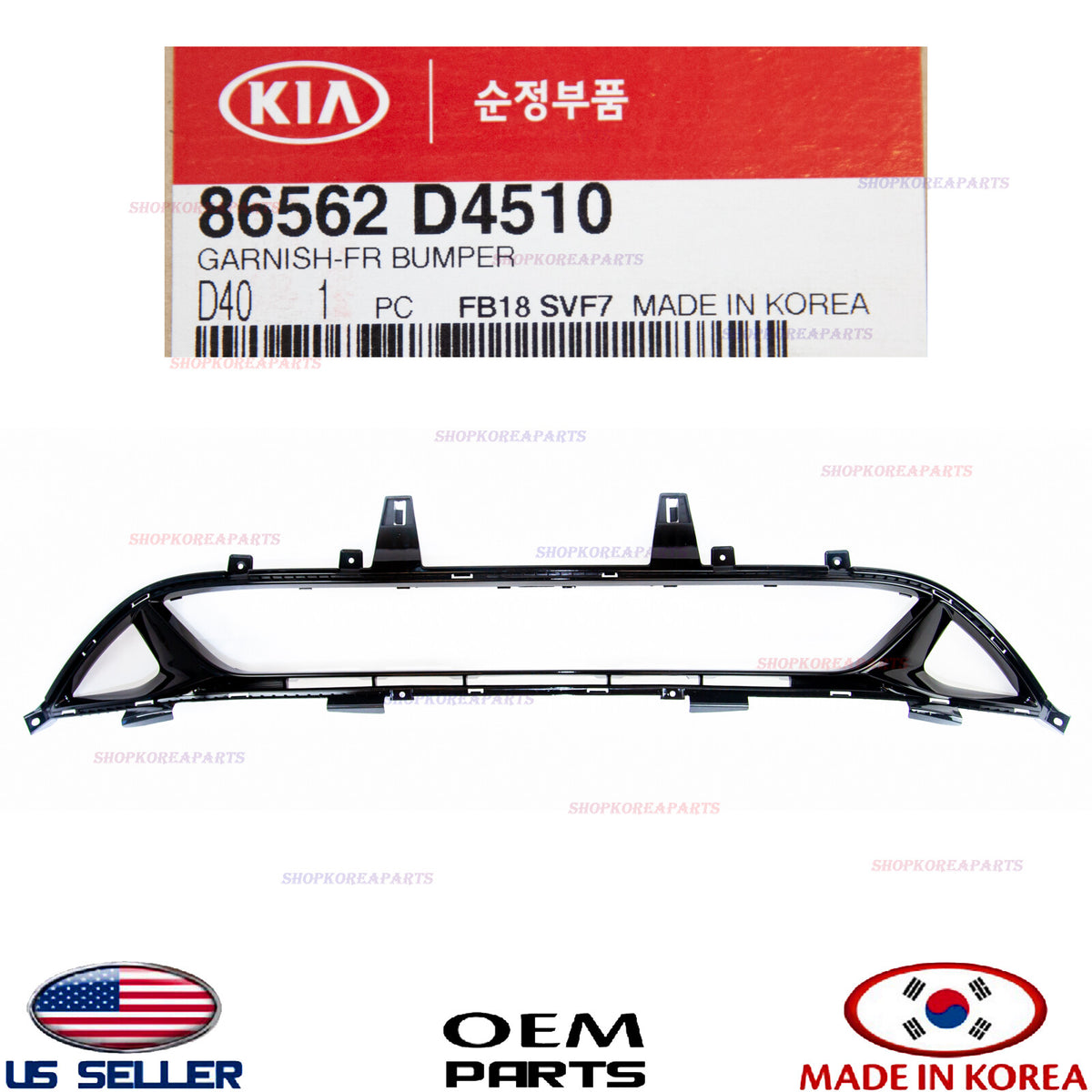 GENUINE Grille Front Bumper Lower ⭐OEM⭐ Kia Optima Hybrid EX 2019-2020