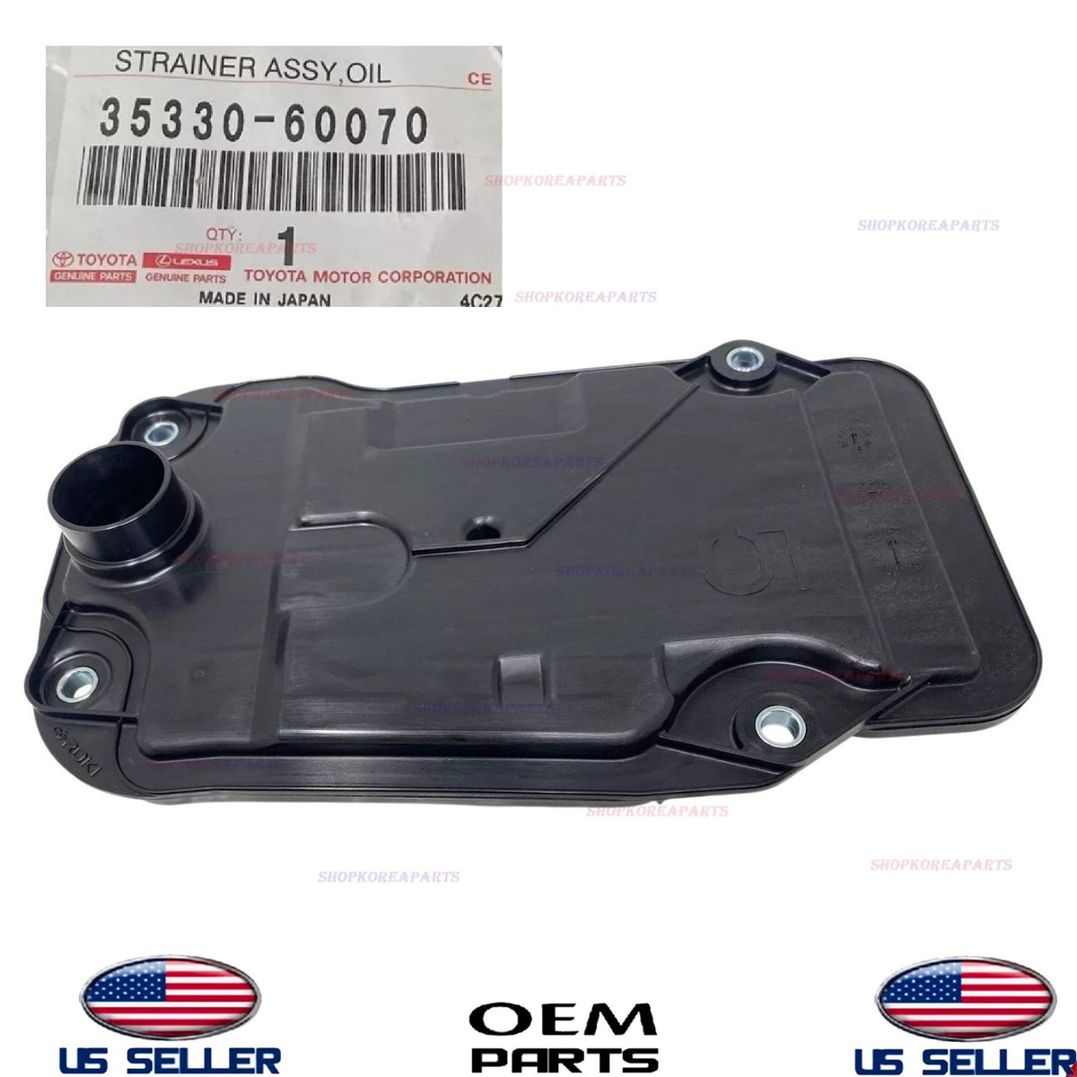 GENUINE Automatic Transmission Filter Strainer 2015-2023 Toyota Lexus *See List