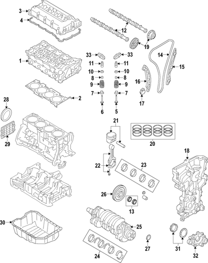 GENUINE Exhaust CVVT Gear for Elantra Kona Veloster forte Seltos Soul 243702E020