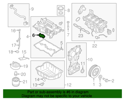 GENUINE Fuel Pump Gasket for 2015-20 Santa Fe Sonata Optima Sorento 224422GGB0