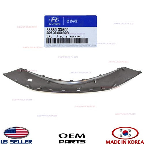 GRILLE MOLDING CENTER FRONT GENUINE! HYUNDAI ELANTRA COUPE 2013-2015 865503X600