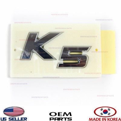 NAMEPLATE EMBLEM REAR KIA OPTIMA K5 GENUINE! LOGO TRUNK 2011-2015 863102T000
