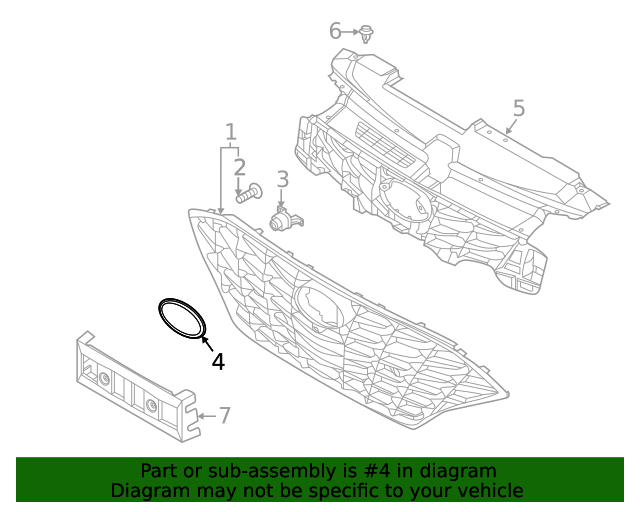 GENUINE OEM Hyundai Sonata 2020-2022 for Front Grille Radar Emblem 86380L1000
