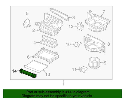 GENUINE Cabin Air Filter Cover for 10-12 Santa Fe / 11-20 Sorento 971291U000