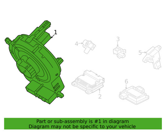 Genuine Contact Assembly Clock Spring For 2022-2023-2024 Genesis GV70 93490-AR120