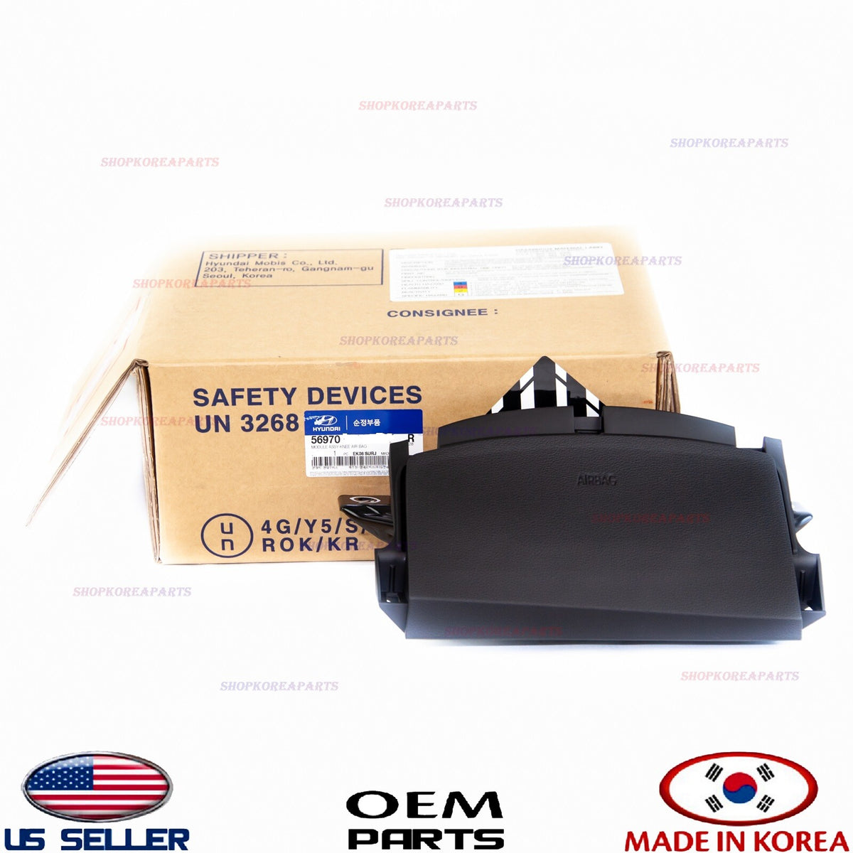 Genuine Knee Air Safety Module Driver Side OEM Hyundai Elantra Sedan 2019-2020