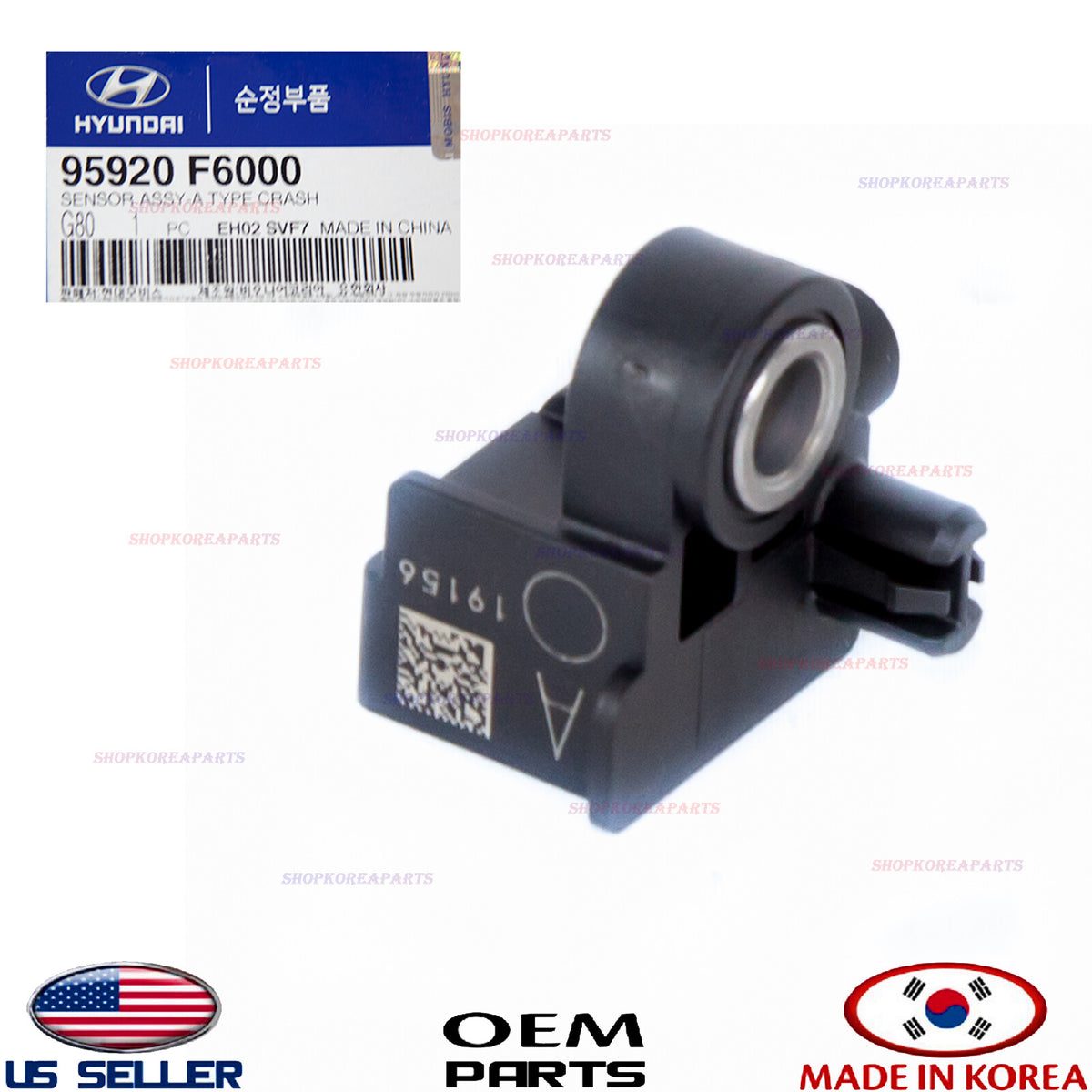 Genuine Front Crash Impact Sensor ⭐OEM⭐ Accent 2018-2022 / Kia Cadeza 2017-2020