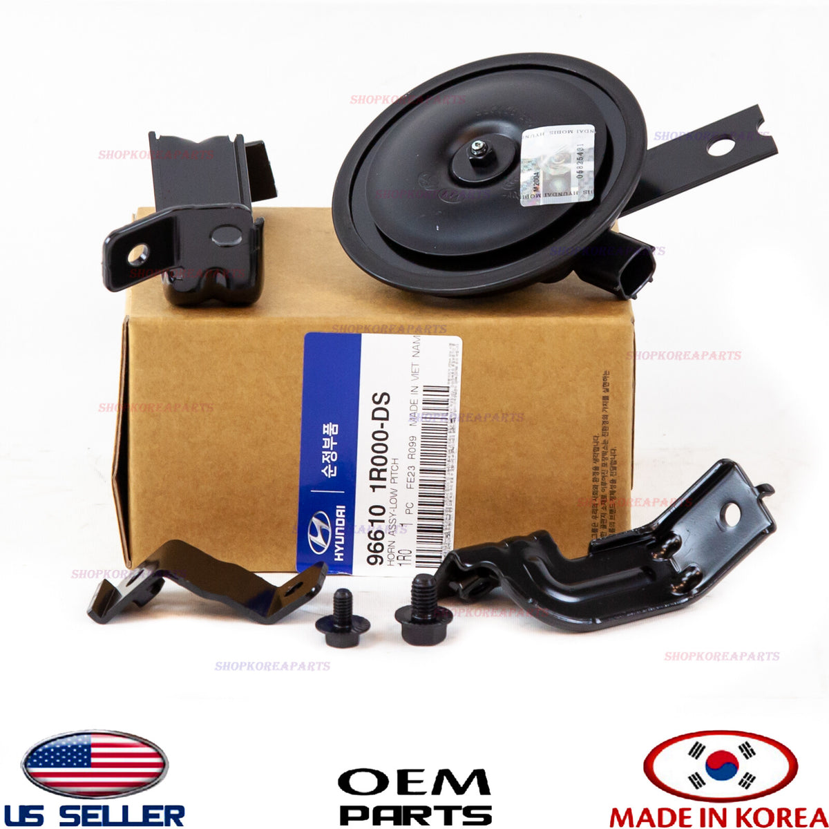HORN - LOW PITCH GENUINE! HYUNDAI ACCENT 2012-2013 966101R000