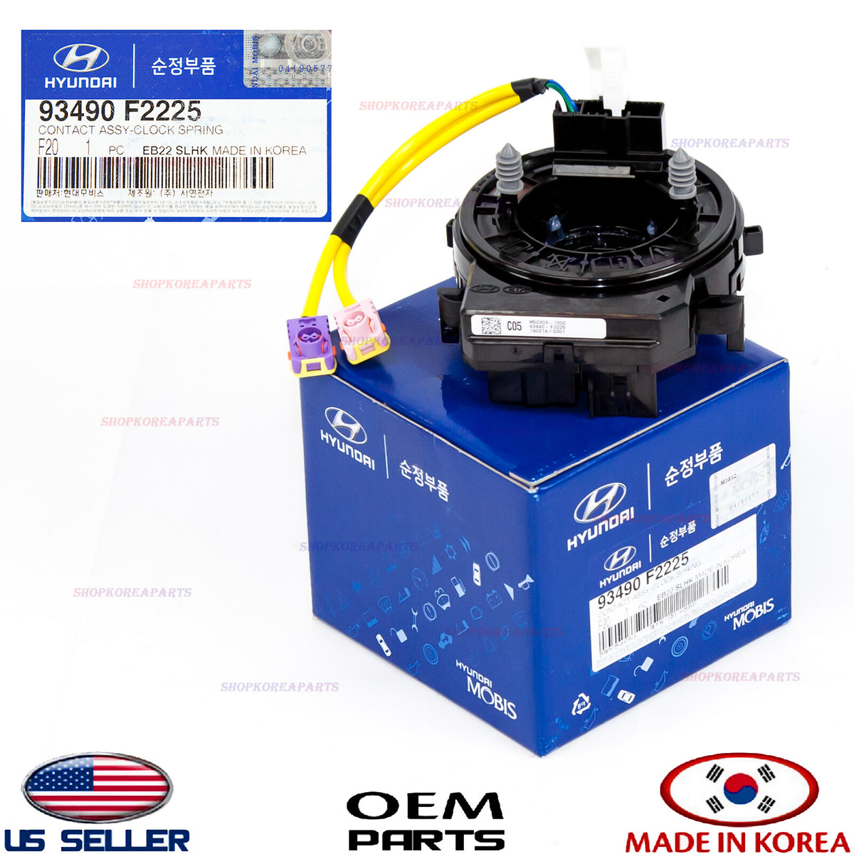 OEM Clock Spring Module Contact wiring steering wheel ELANTRA Sedan 4dr 2017-20