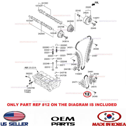 Genuine Engine Oil Pump Timing Chain OEM HYUNDAI KIA *See compatibility
