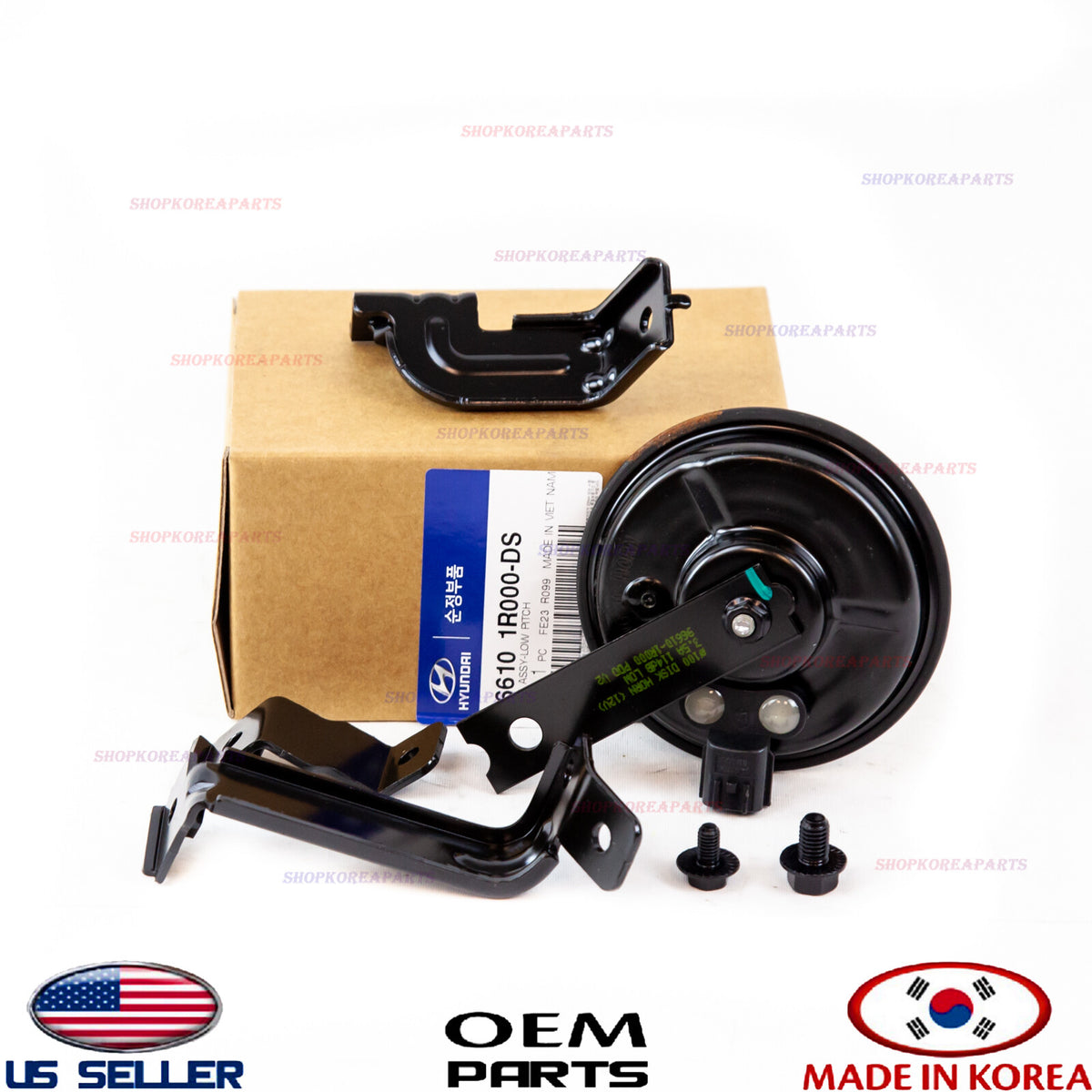 HORN - LOW PITCH GENUINE! HYUNDAI ACCENT 2012-2013 966101R000