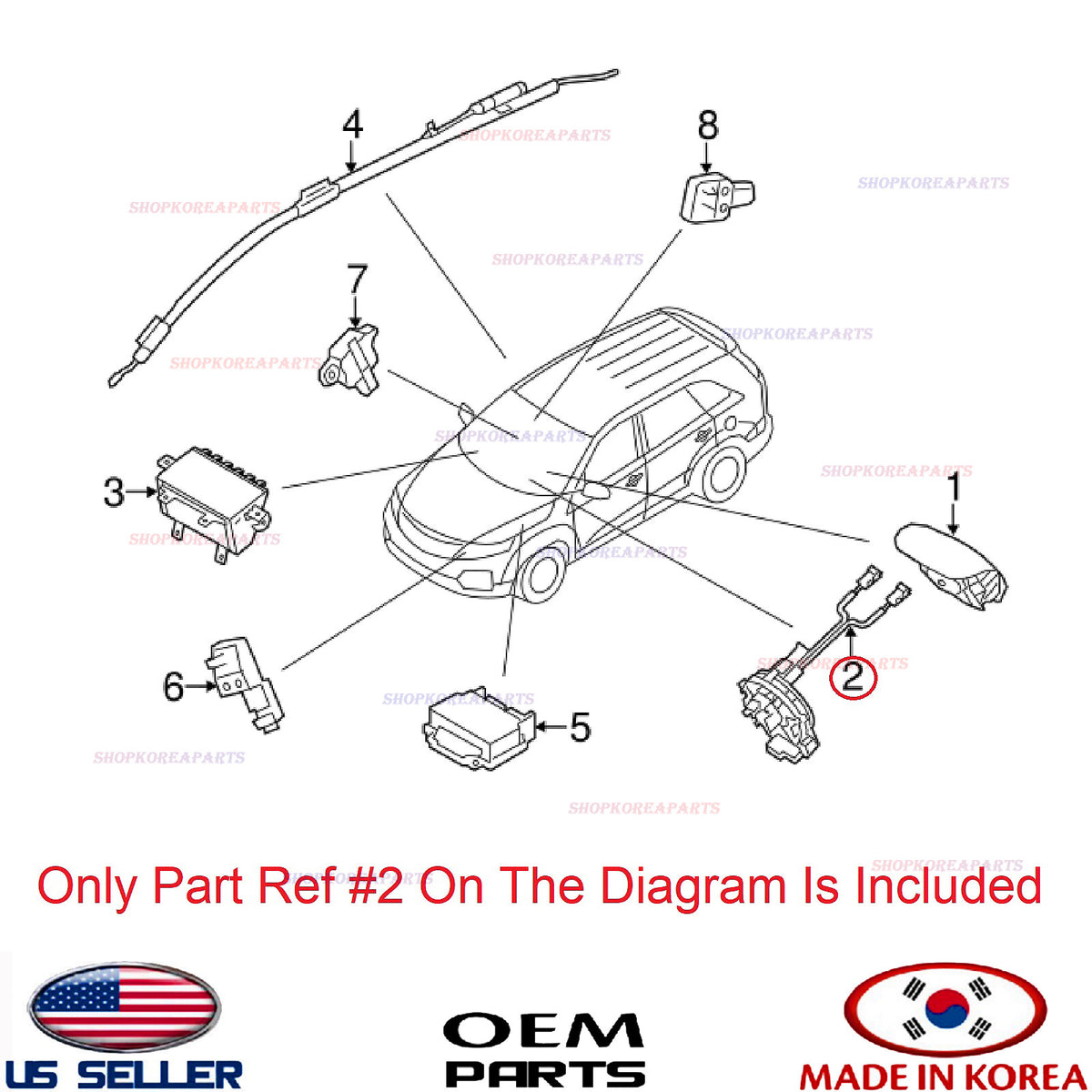 Genuine Clock Spring Module Contact Wiring ⭐OEM⭐ HYUNDAI KIA *See compatibility