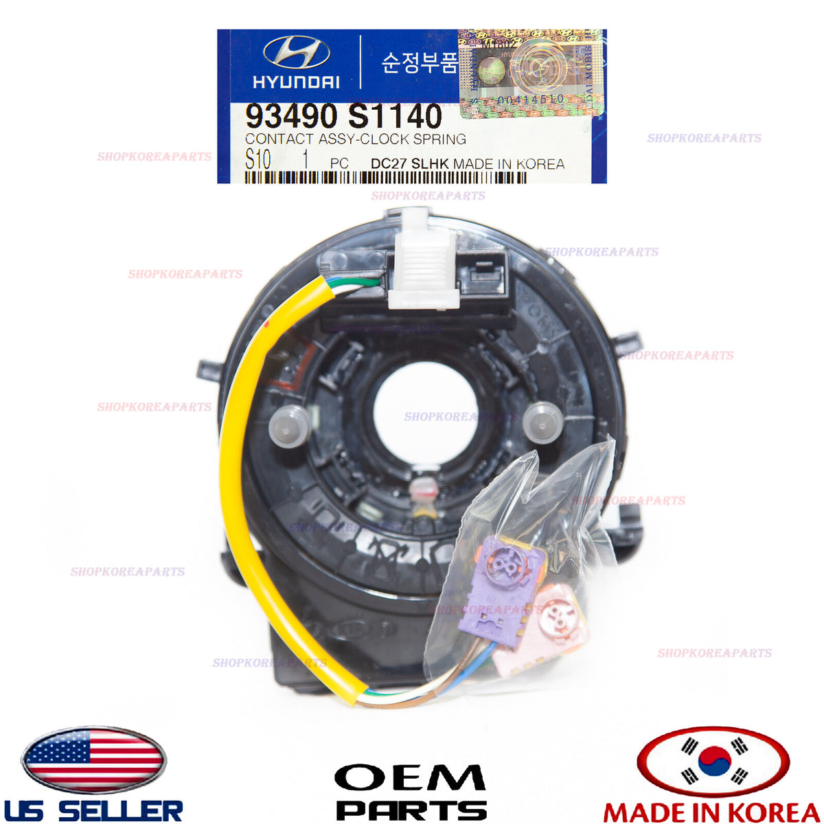 Genuine Clock Spring Contact Wiring NON Heated OEM HYUNDAI KIA See compatibility