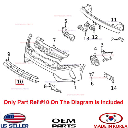 Genuine Front Bumper Lower Spoiler Chin Lip ⭐OEM⭐ KIA K5 2021-2022