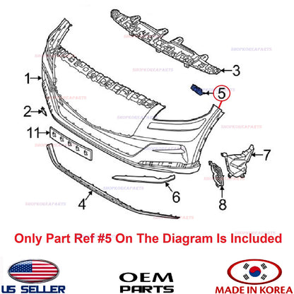 Genuine Front Bumper Bracket Retainer LEFT Driver Side ⭐ Genesis GV80 2021-2025