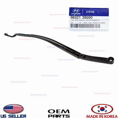 WIPER ARM WINDSHIELD RIGHT PASSENGER SIDE GENUINE! SONATA 2011-2014 983213S000