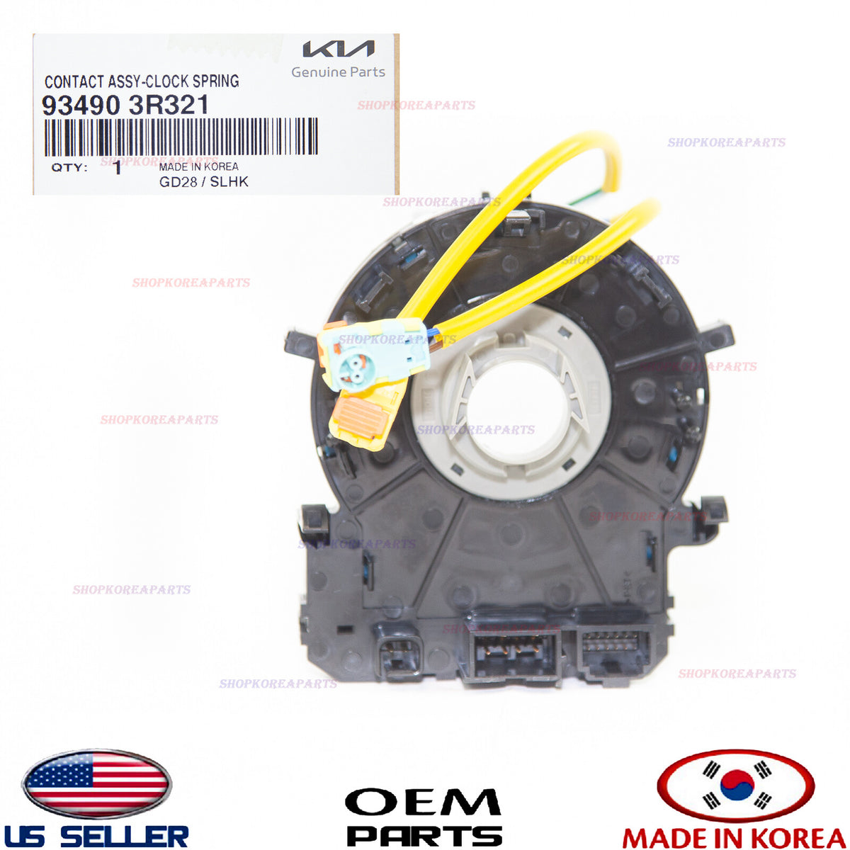 Genuine Clock Spring Module Contact Wiring OEM KIA OPTIMA 11-13 W/ Heated Seats