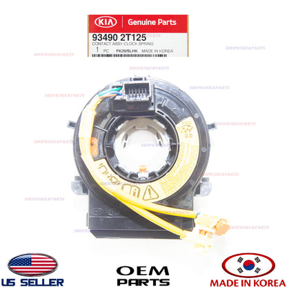 Genuine Clock Spring Module Contact Wiring OEM KIA OPTIMA 14-15 w/o Heated Seats