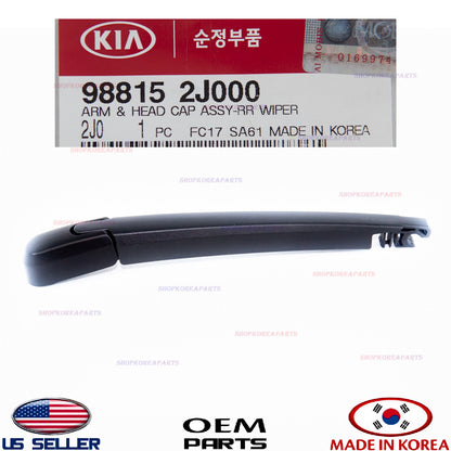 GENUINE Rear Window Wiper Arm & Cap OEM TUCSON 16-20 BORREGO 09-11 FORTE5 11-13