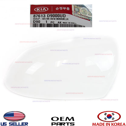 Genuine Mirror Cover Cap WHITE Driver Side ⭐OEM⭐ KIA SPORTAGE 2017-2022