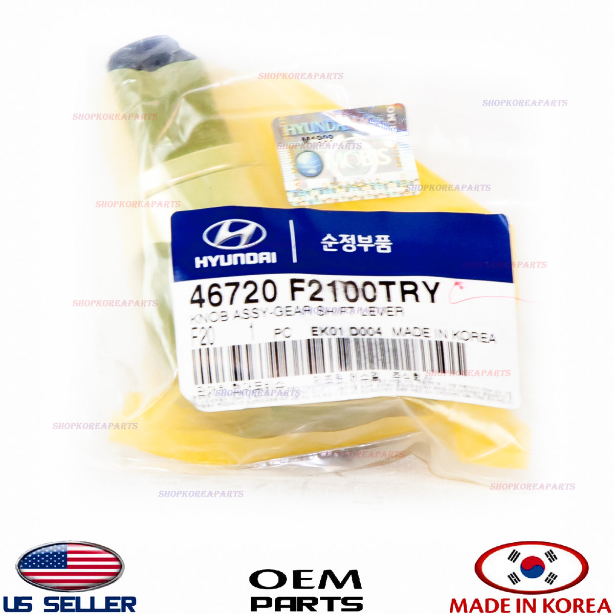 Genuine Gear Shift Lever Knob ⭐OEM⭐ HYUNDAI ELANTRA 2.0L 6AT 17-20 46720F2100TRY
