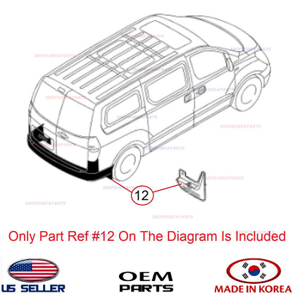 Genuine Mud Guard Flap Splash Shield Rear RIGHT Passenger OEM⭐ Hyundai H1 Starex