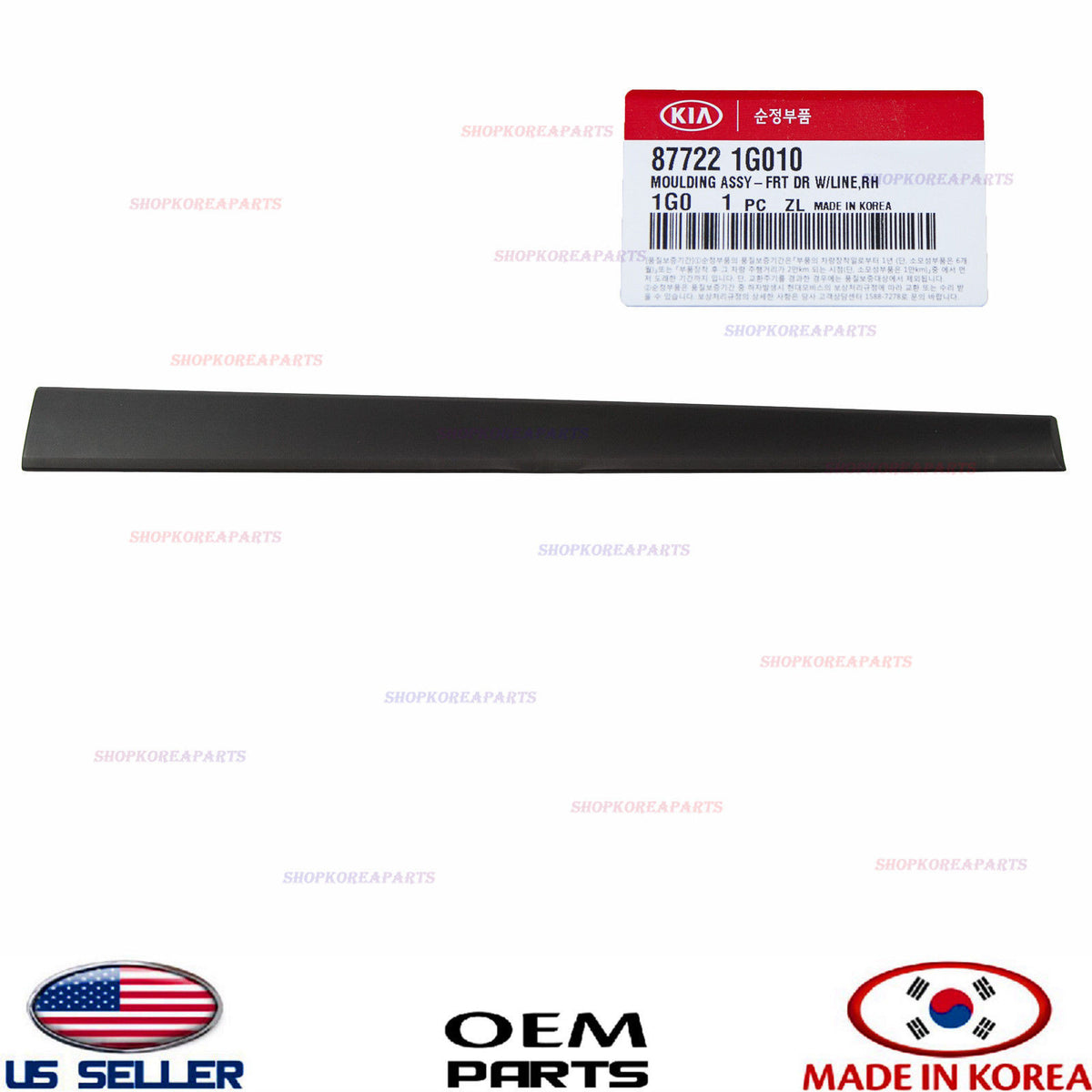 Genuine Front Door Body Side Molding Right Passenger Side OEM Kia Rio 2006-2009